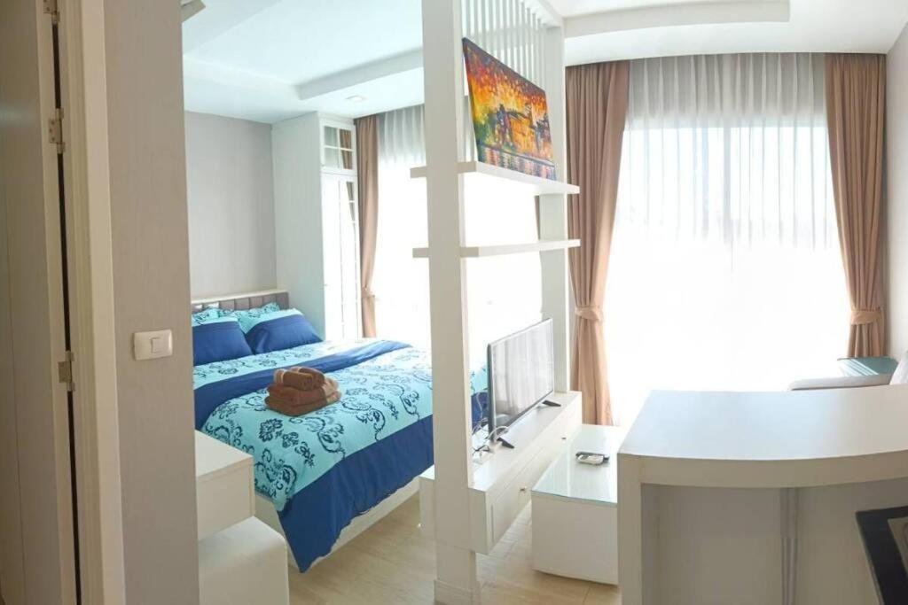 Ferienwohnung Fluffy Bed And Seaview @Bangsaen Exterior foto